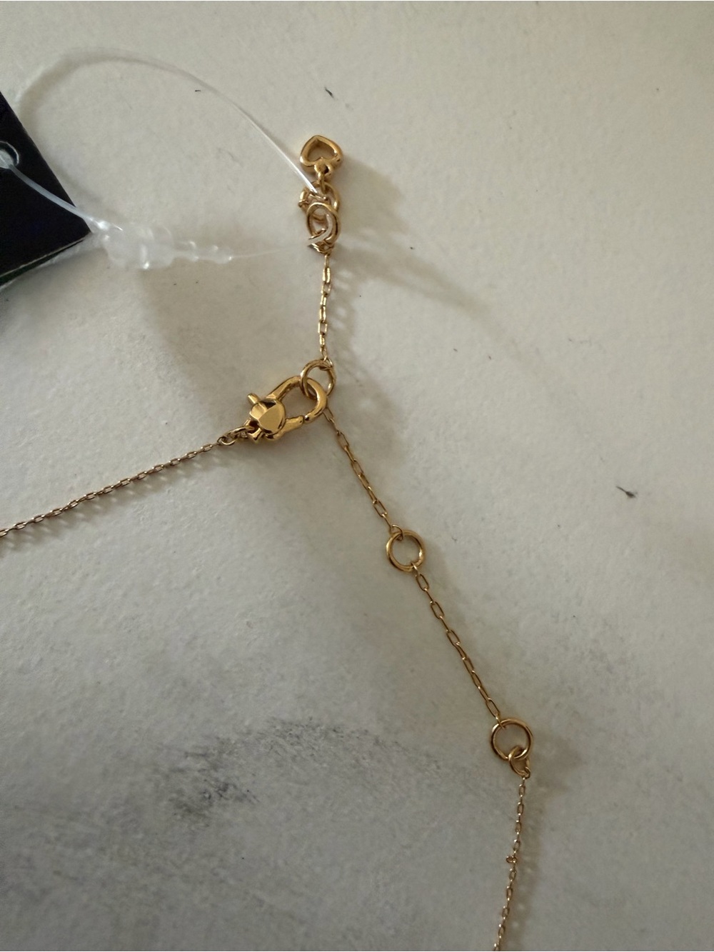 kate spade Gold-Tone Solitaire CZ Pendant Necklace - Picture 4 of 4